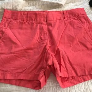 J crew shorts pink
